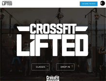 Tablet Screenshot of crossfitlifted.com